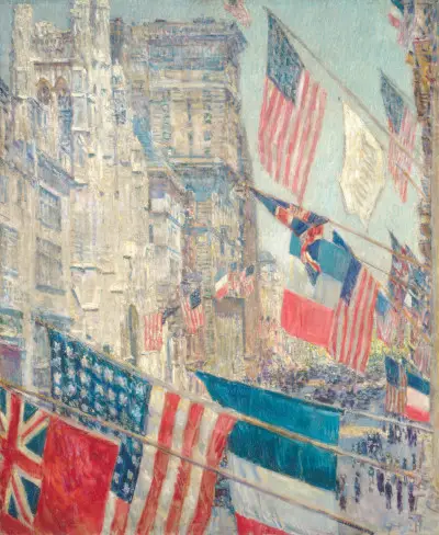 Allies Day, May 1917 Childe Hassam